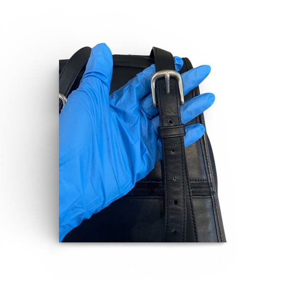 Coach Black Large Daypack with Silver Hardware - Picture 7 of 11